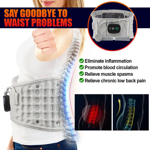 inflatable lumbar support belt